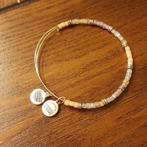 Jewelry - Alex & Ani Beaded Silver Bracelet